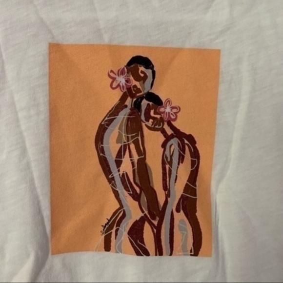 NWT. ATHLETA Girls’ Graphic Artist Tee - Picture 4 of 5